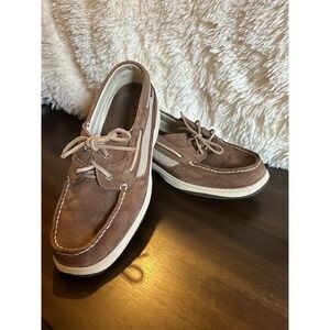 LL BEAN WOMENS Brown Boat Shoes